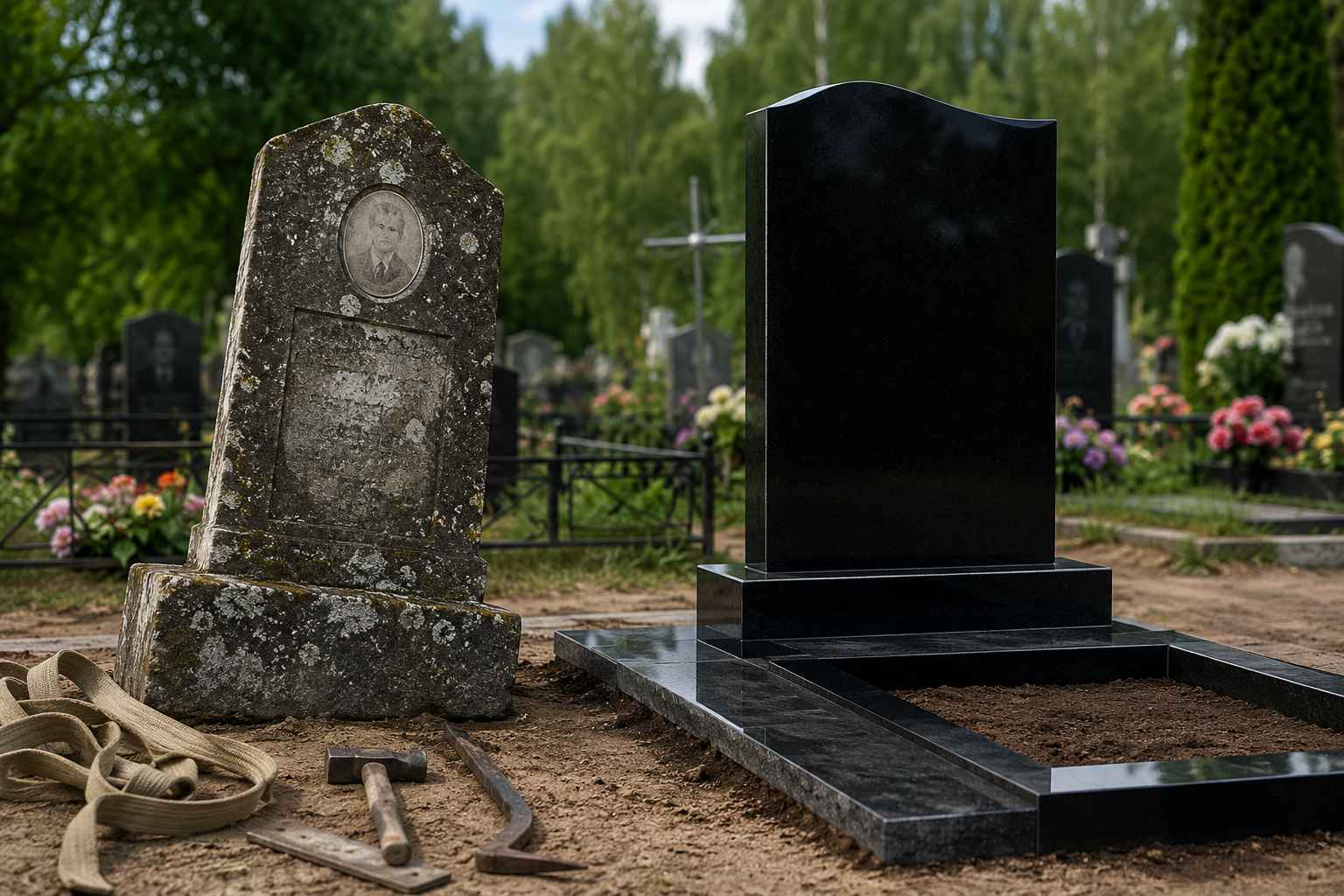 Что делать со старым памятником