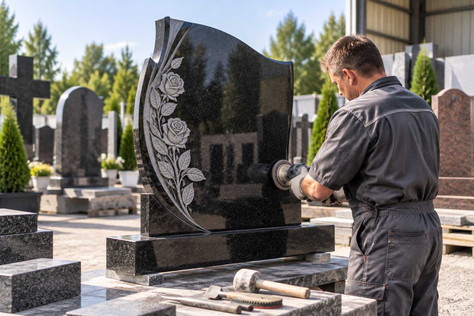 сколько времени занимает изготовление памятника