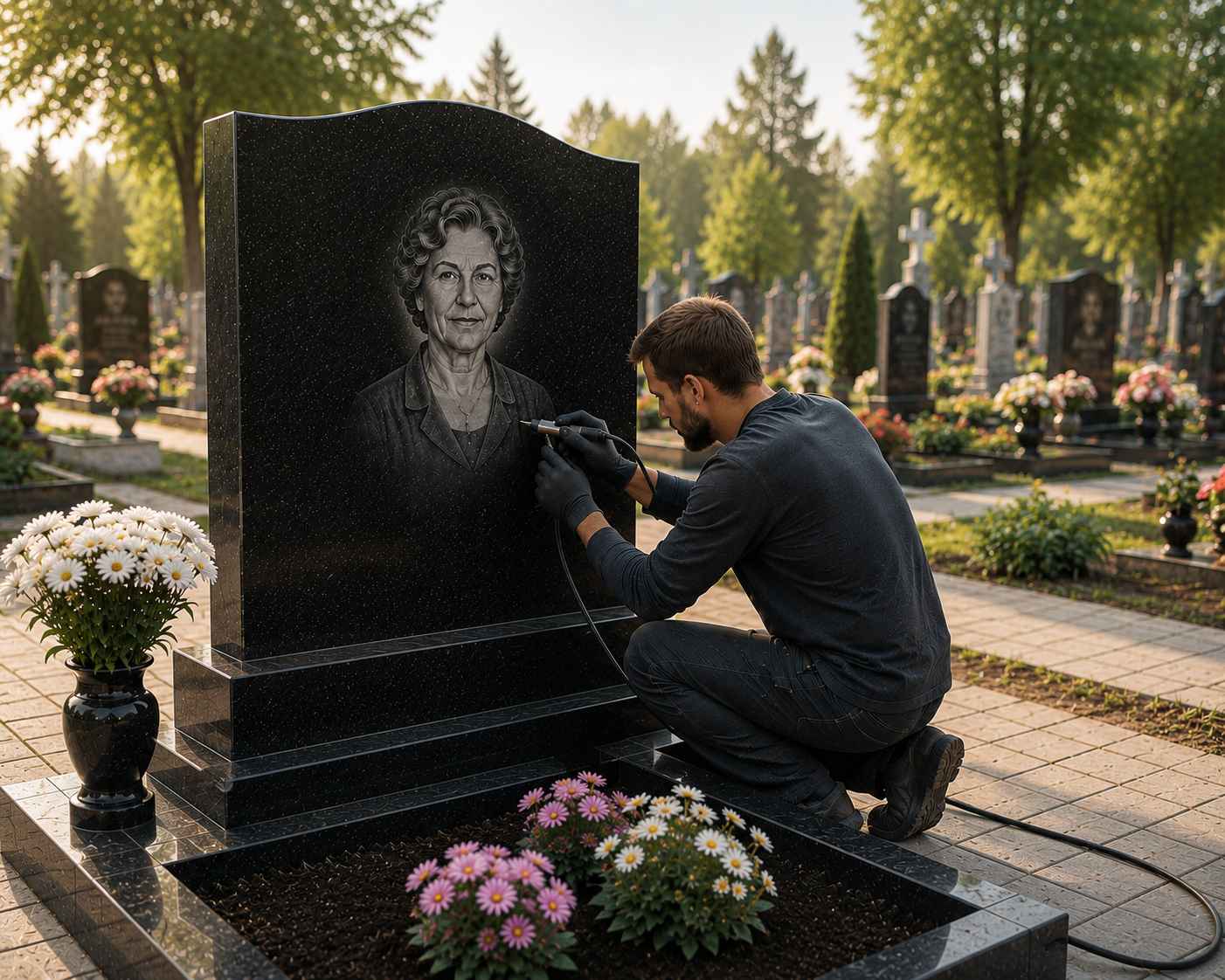 можно ли изменить надпись или портрет на памятнике