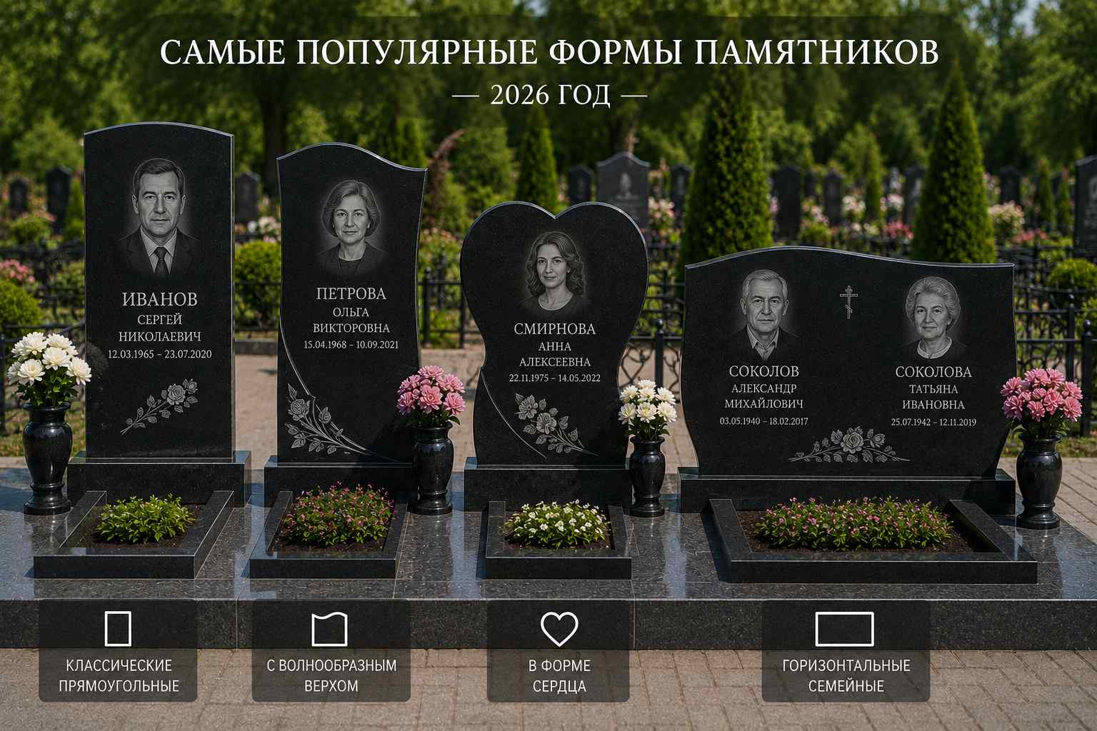 Популярные памятники в 2026 году в Минске
